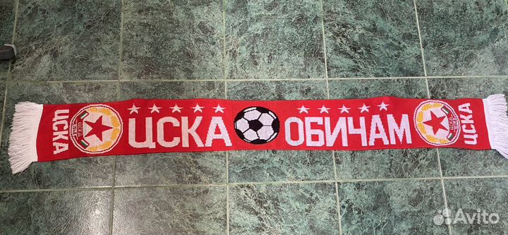 Футбольный шарф цска