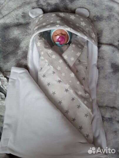 Одеяло на выписку + конверт