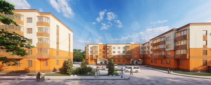 1-к. квартира, 40 м², 4/5 эт.