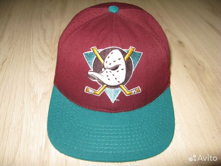 Винтажные бейсболки Y2K NHL Mighty Ducks, Nokia