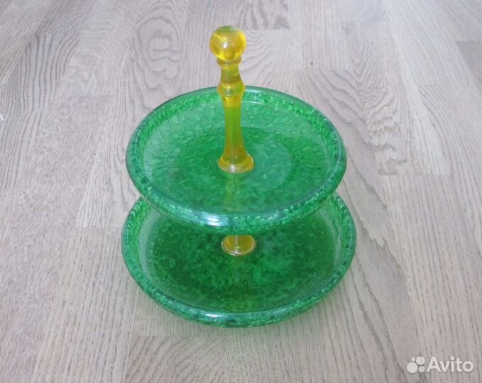Фруктовница двухъярусная СССР винтаж