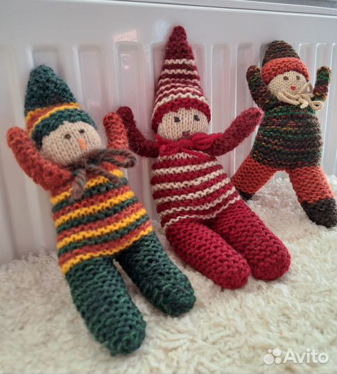 Вязаные игрушки куклы