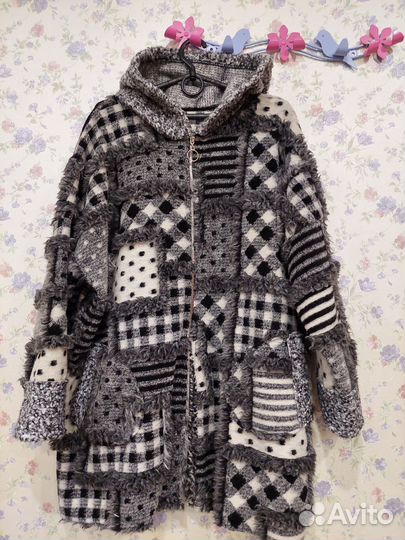 Куртка бохо печворк 62 64 размера