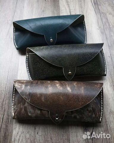 Очечник из натуральной кожи