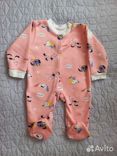 Комбинезон флисовый на девочку