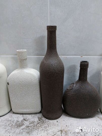 Декоративные бутылки ручная работа
