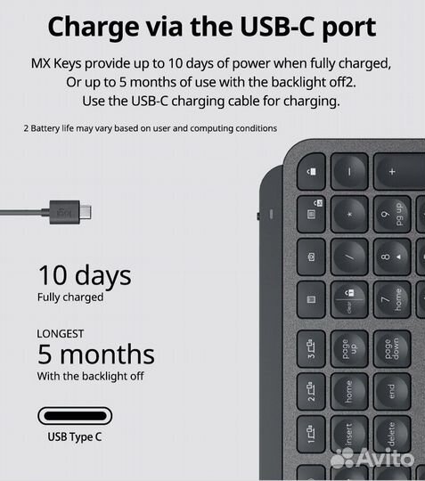 Клавиатура Logitech MX Keys