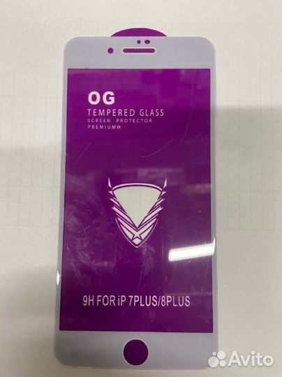 Защитное стекло 3D OG iPhone 7 Plus / 8 Plus белый