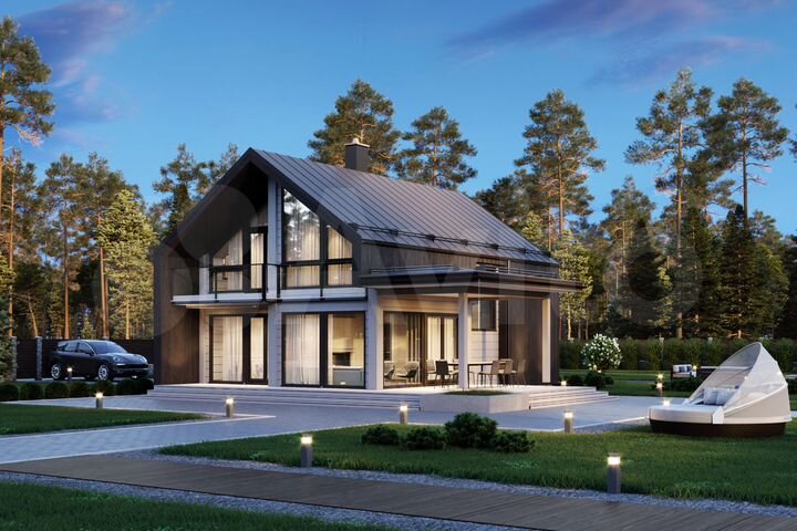 Дом 187 м² на участке 18,5 сот.