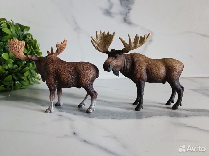 Фигурки Schleich лоси
