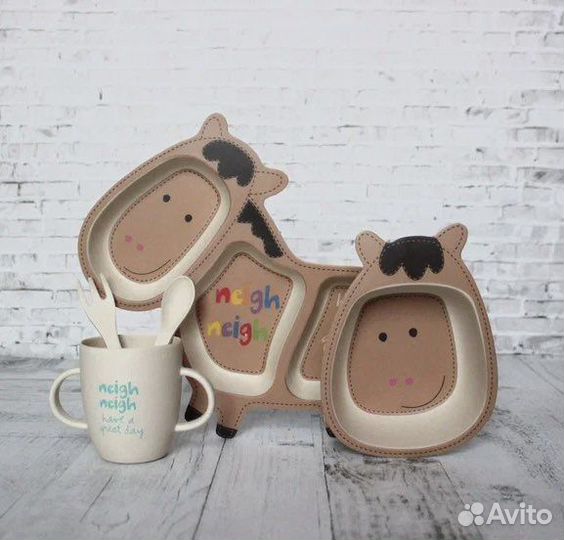 Детская посуда из бамбука (новые)