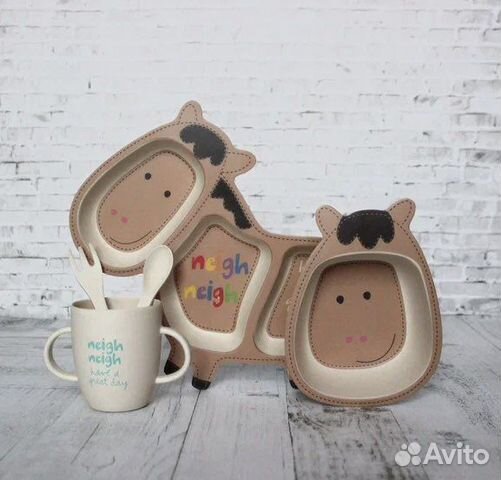 Детская посуда из бамбука (новые)