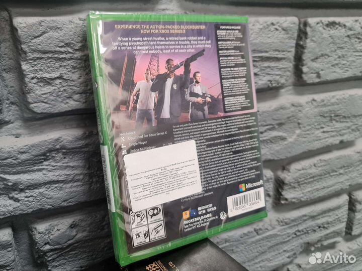 Диск с игрой Microsoft Grand Theft Auto V Xbox