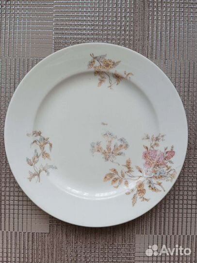 Тарелка кузнецова фарфор