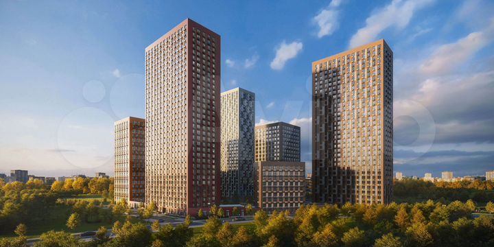 Квартира-студия, 25,6 м², 23/33 эт.