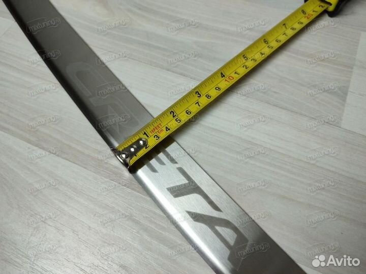 Накладка на бампер с загибом Hyundai Creta 2016-21