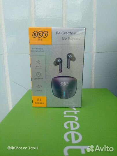 Наушники беспроводные игровые QCY G1