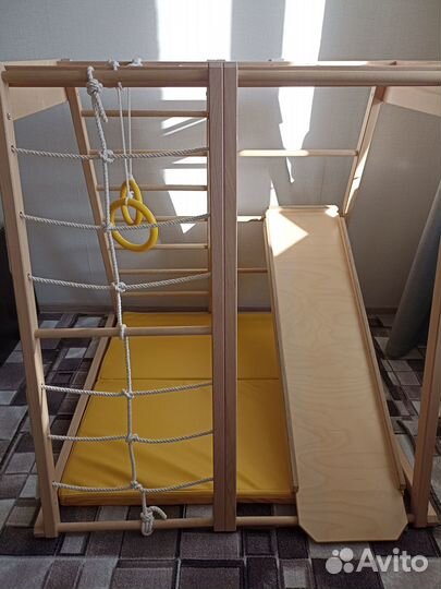 Деревянный спортивный комплекс для детей