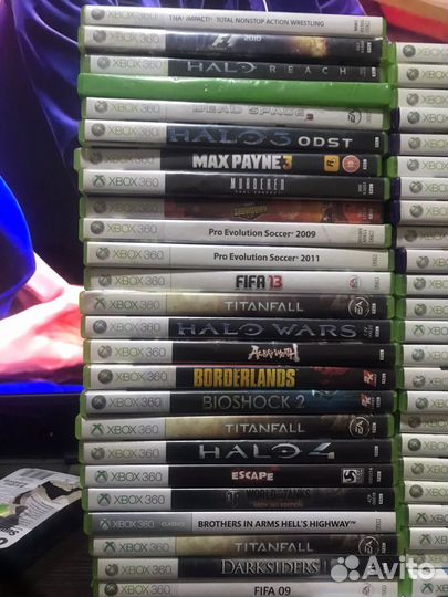 Диски на xbox 360 лицензия 49 штук
