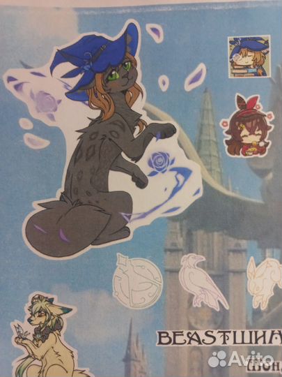 Наклейки Genshin Impact (Геншин Импакт)