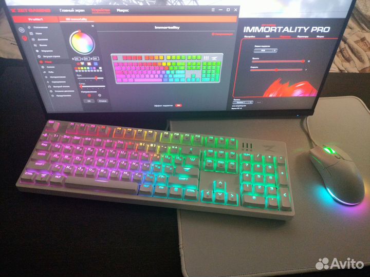 Клавиатура + мышь + коврик