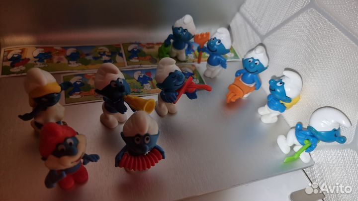 Киндер Смурфы старая сборка