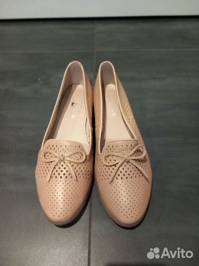 Балетки натуральная кожа