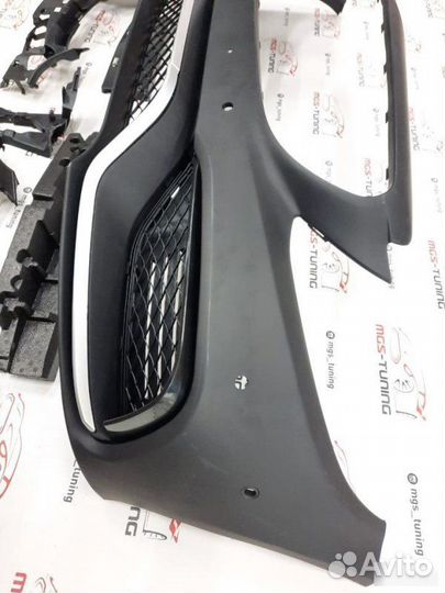 Бампер в стиле C63 AMG на C-Class W205 13-18
