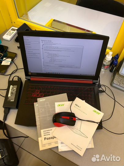 Игровой ноутбук acer nitro AN515-42/ i5 8300H/GTX