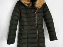 Теплый зимний пуховик куртка с мехом lusskiri