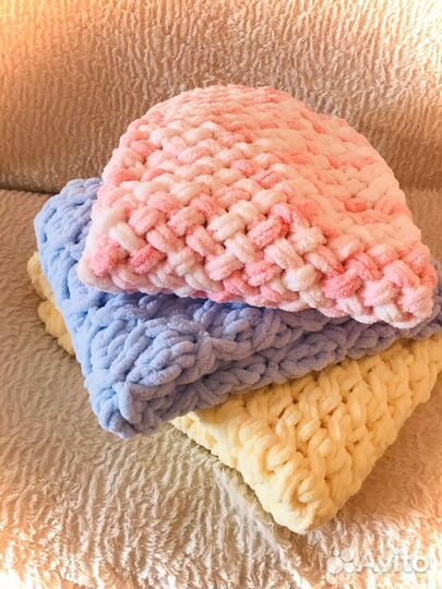 Плюшевый детский плед