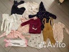 Вещи пакетом на девочку 68 74