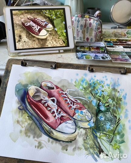 Акварельная картина 