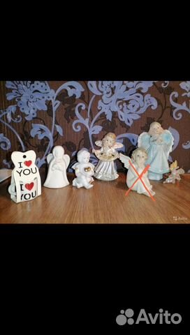 Разные Керамические ангелочки и статуэтки