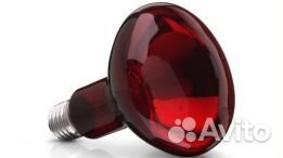 Лампа инфракрасная икзк-250 для курятников, стаек