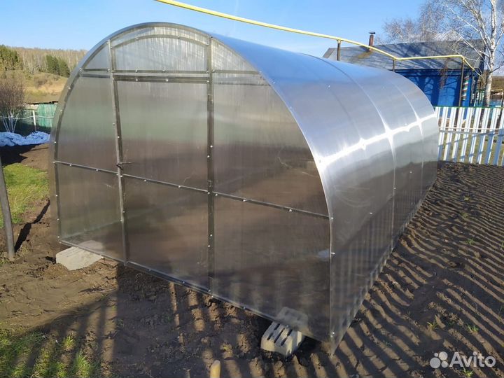 Теплица 4х3х2 поликарбонат с уф-защитой