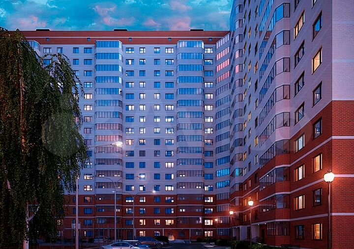 2-к. квартира, 61,2 м², 2/16 эт.