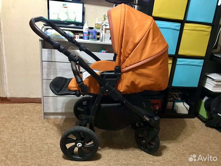 Коляска 2в1 Tutis Nanni Кожа