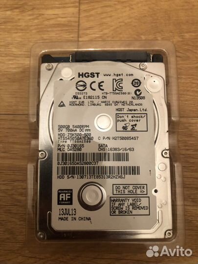 Жесткий диск 500 для ноутбука и ps3
