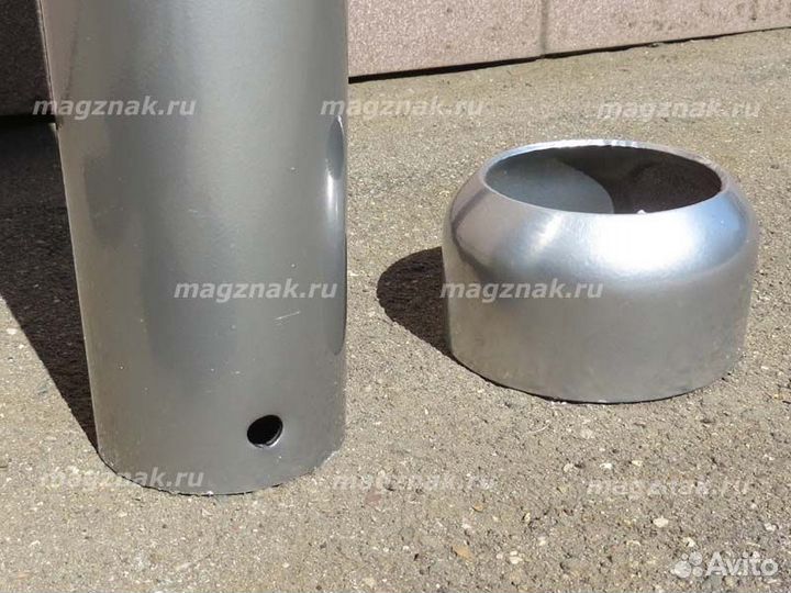 Столбик бетонируемый сб-3 с накладкой