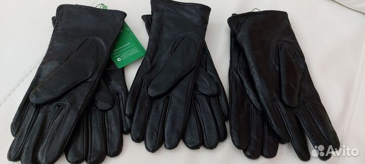 Перчатки женские зимние с набивной шерстью