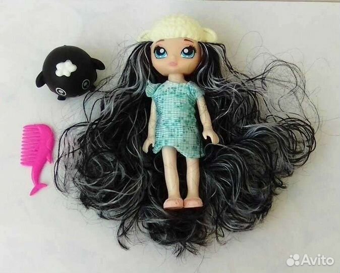 Малышка в костюме овечки,в платье и с овечкой