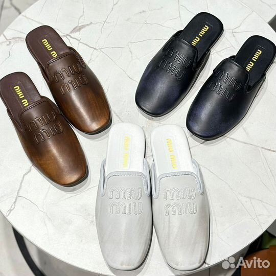 Шлепки miu miu 36-41