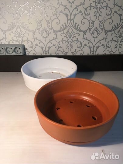 Горшок для цветов керамика (2 цвета)