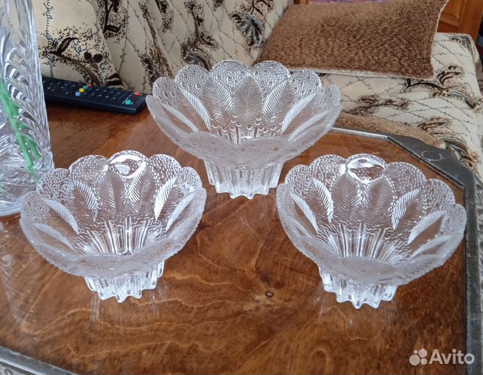 Хрустальная конфетница СССР