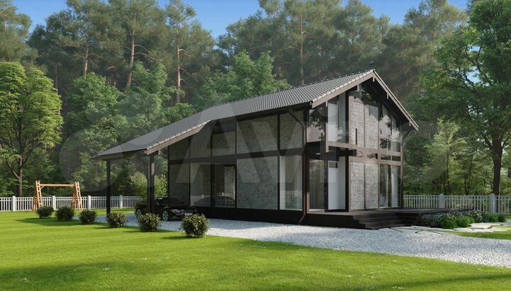 Коттедж 178 м² на участке 6 сот.