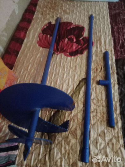 Ручной земляной бур с подрезным ножом,диаметр330мм