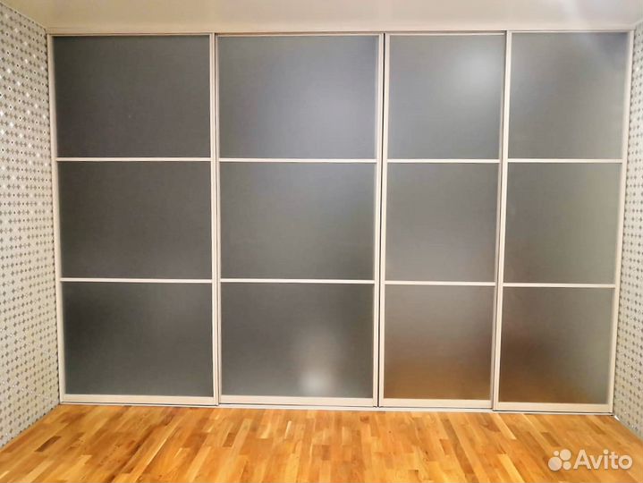 Перегородки межкомнатные раздвижные для трех зон