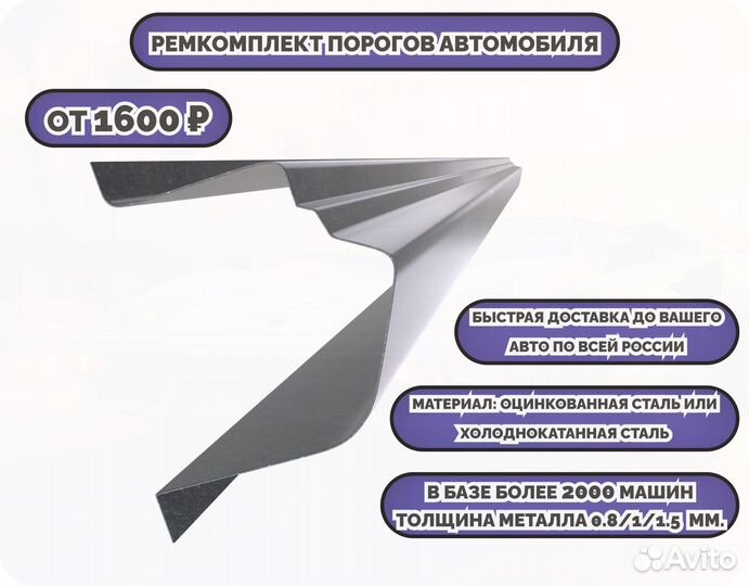 Ремонтные пороги