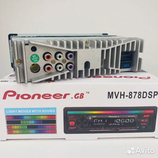 Процессорная магнитола Pioneer с RGB панелью